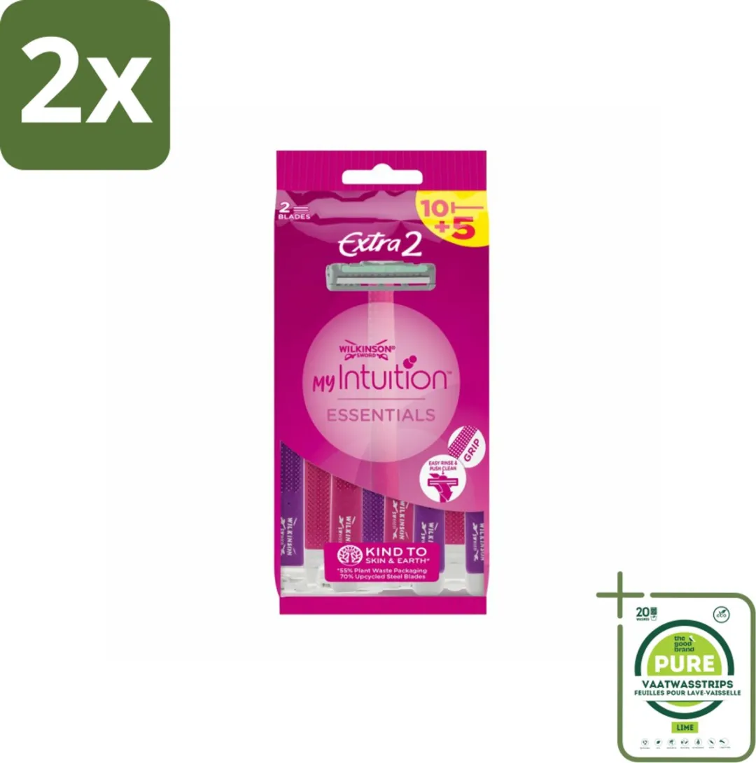 Wilkinson Extra 2 Beauty Wegwerpscheermesjes 15 Stuks