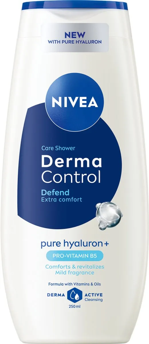 NIVEA Derma Control Defend Douchegel - 6x250ml