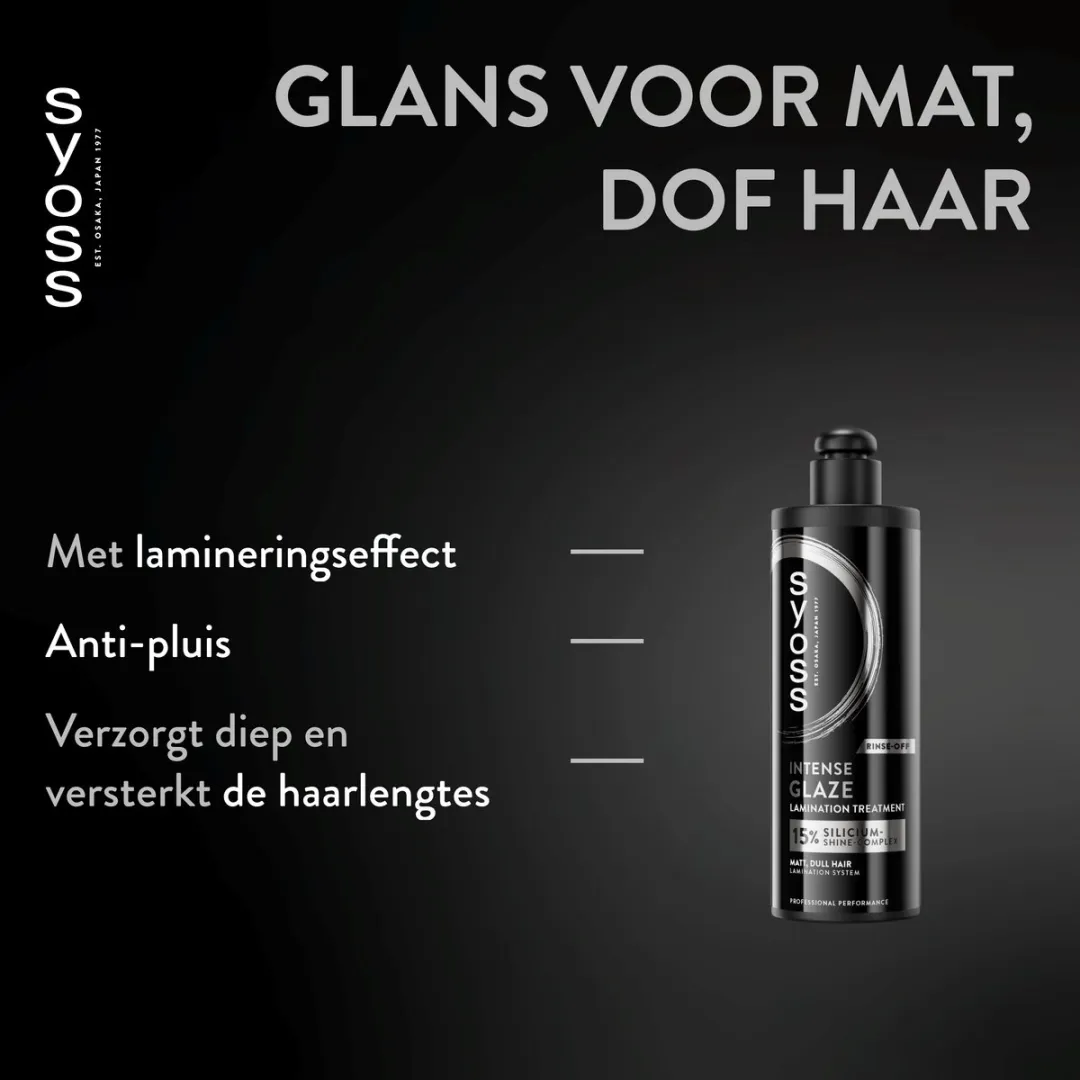 SYOSS Glaze Lamination Treatment Haarmasker 200ml - 6 Stuks