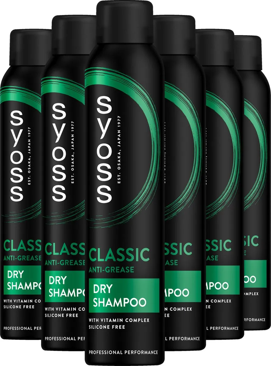 SYOSS Anti-Grease Droogshampoo - 6x200ml - afbeelding 6 van 6