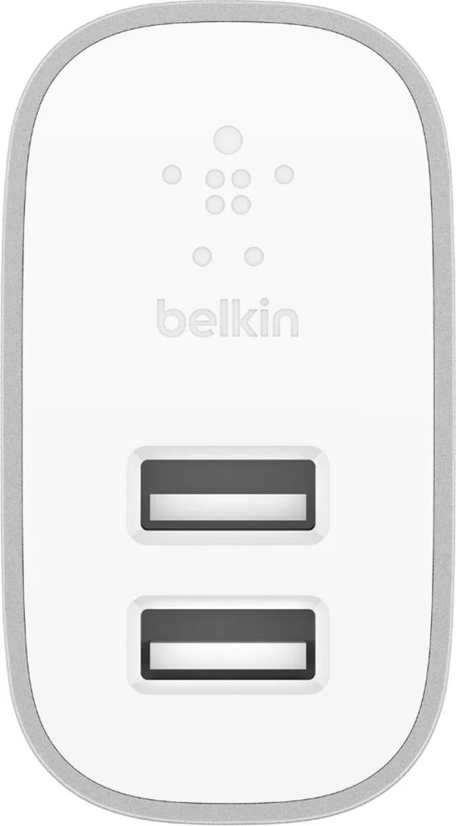 Belkin Boost Charge WCB002vfWH Oplader - 2x USB-A - 24W - Wit