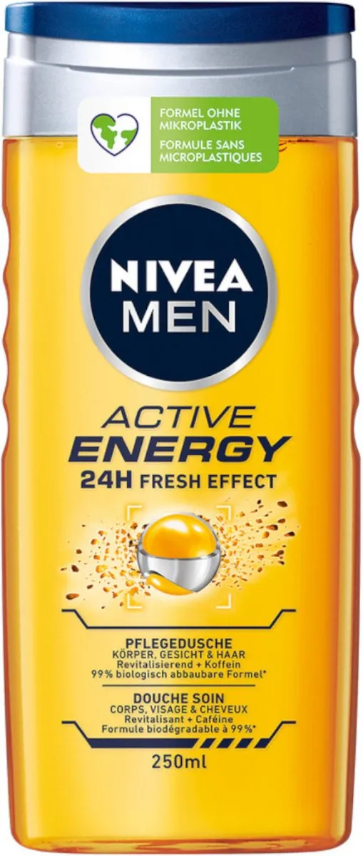 NIVEA Men Active Energy Douchegel 250ml
