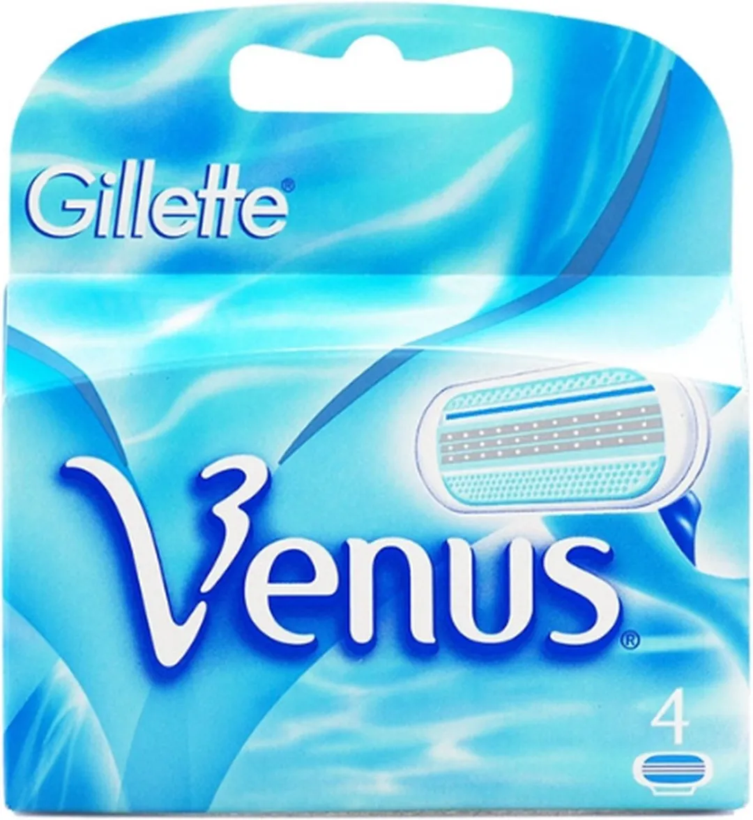 Gillette Venus Scheermesjes 3-delig - 4 Stuks - Blauw