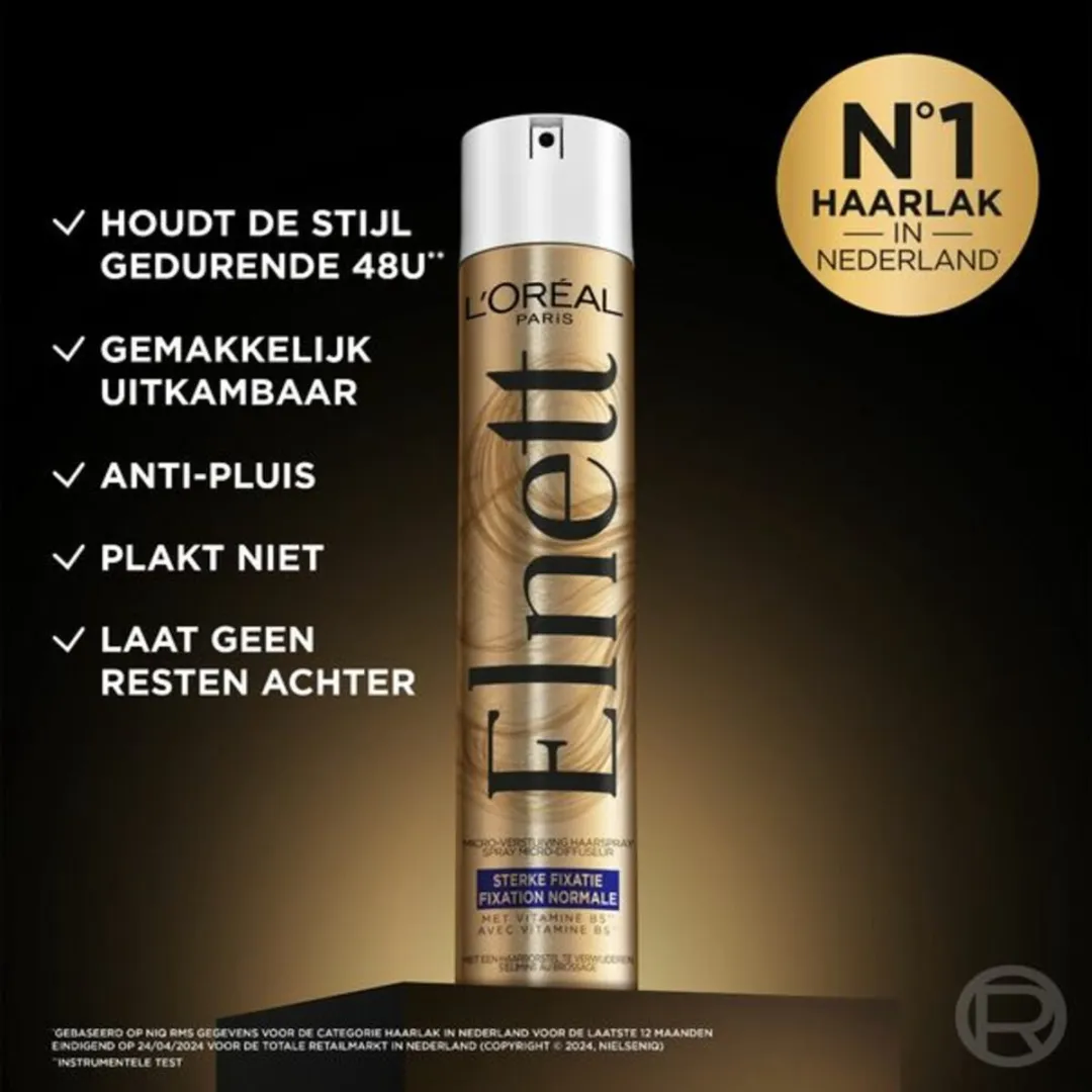 L'Oréal Paris Elnett Satin Haarlak 300ml - 25 Stuks