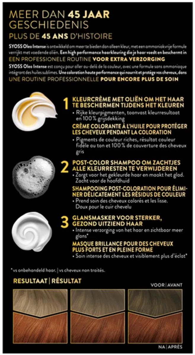 SYOSS Oleo Intense 6-76 Haarverf Warm Koperblond - 115ml