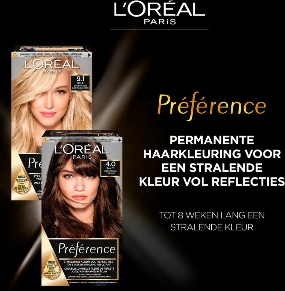 L'Oréal Paris Preference 4.26 Intens Bordeaux - 3 Stuks