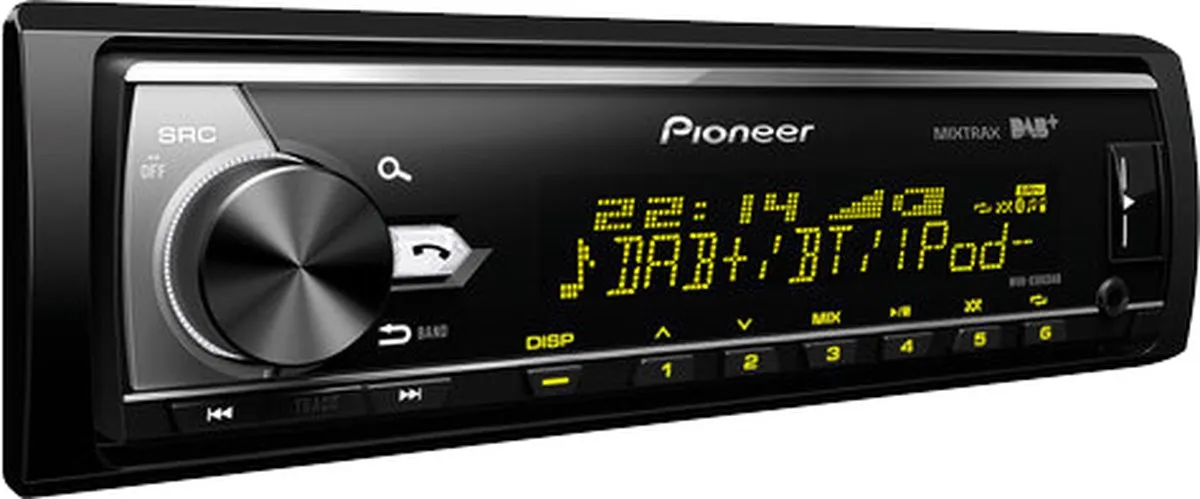 Pioneer MVH-X580DABAN Autoradio - 50W - Enkel Din - Zwart
