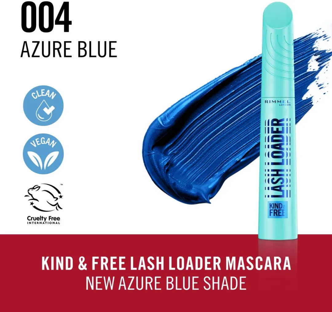 Rimmel Kind & Free Lash Loader Mascara 004 Azure Blue