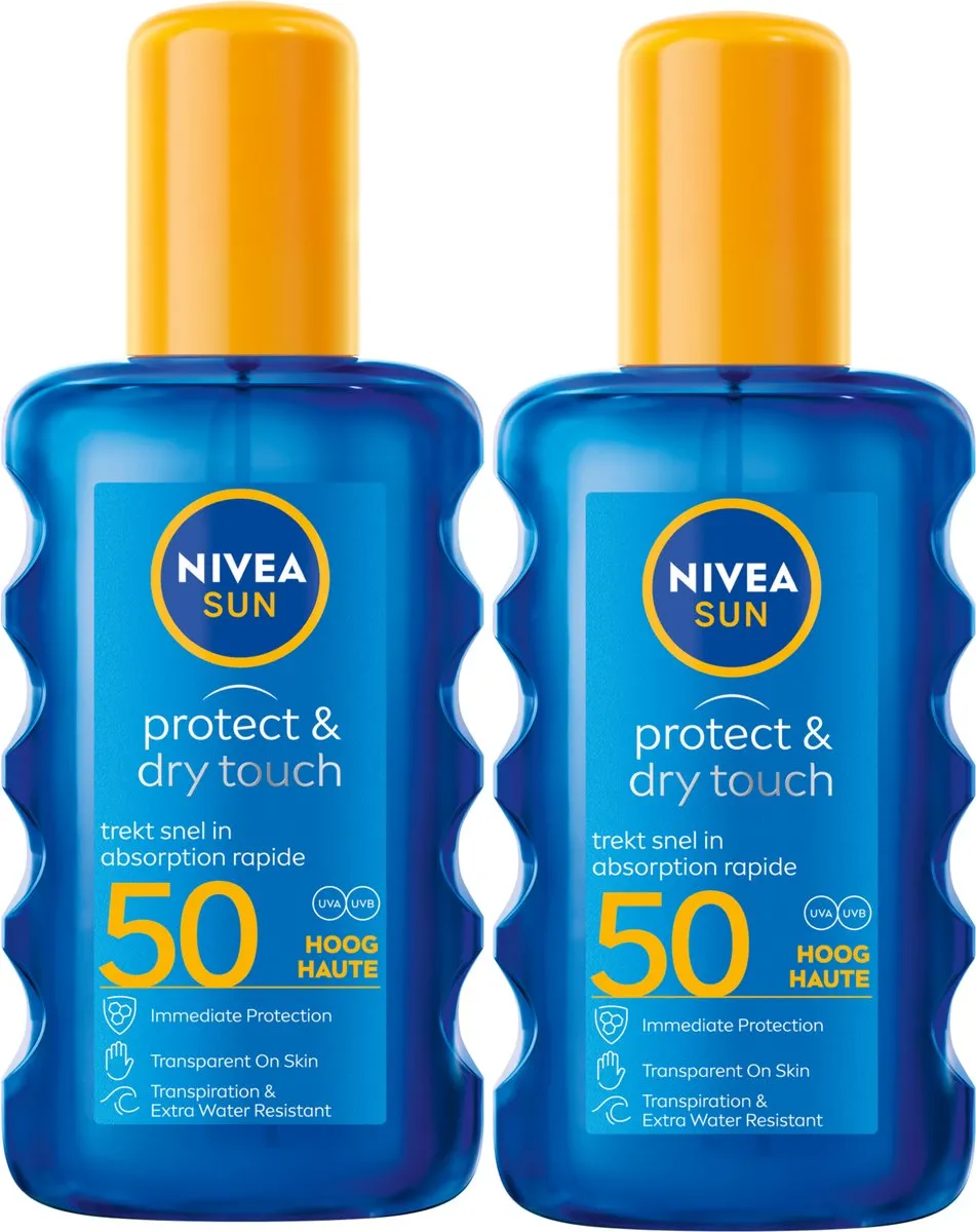 NIVEA SUN Protect & Dry Touch Transparante Zonnebrand Spray SPF 50