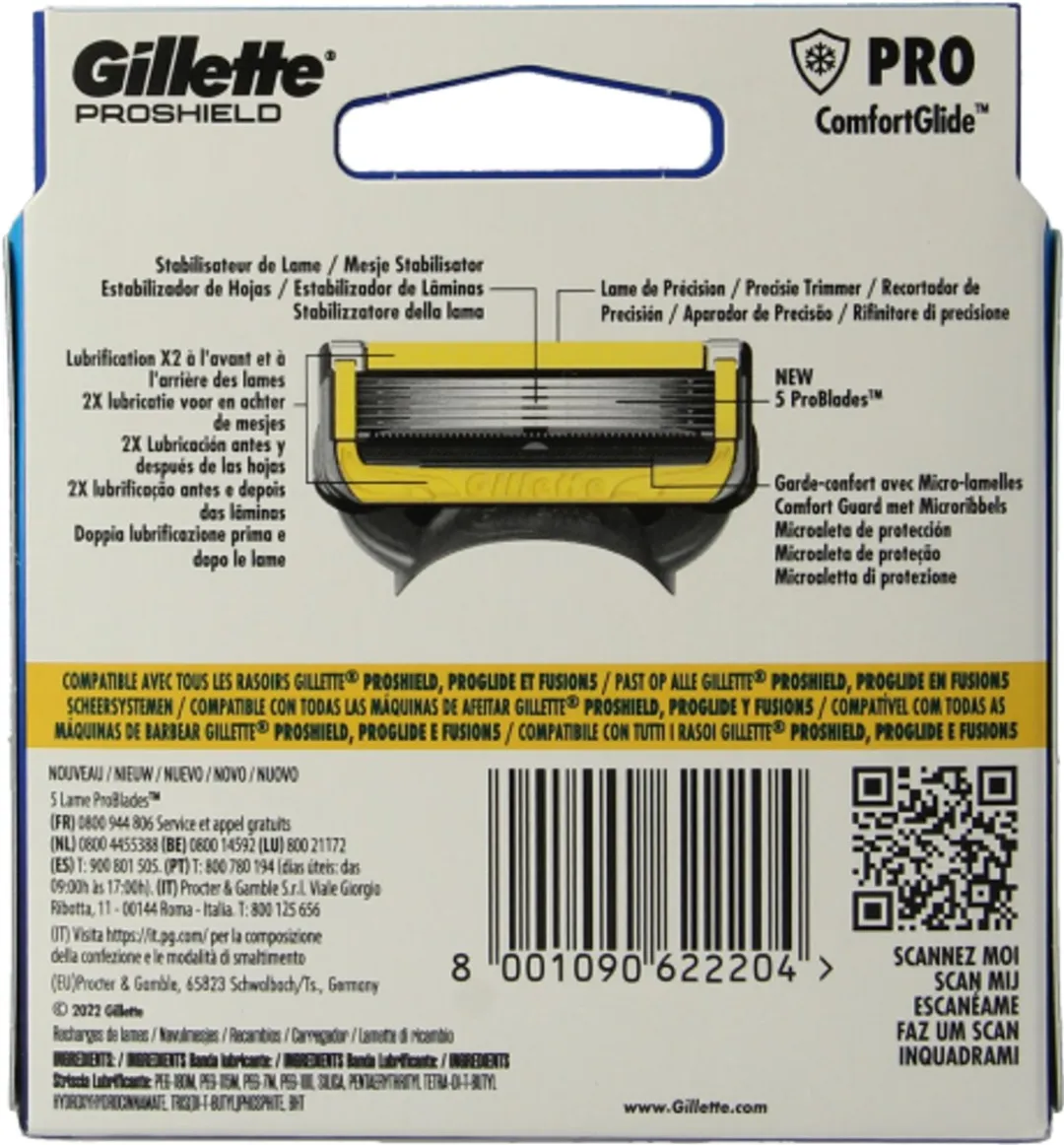 Gillette ProShield Mesjes Regular - 6 Stuks