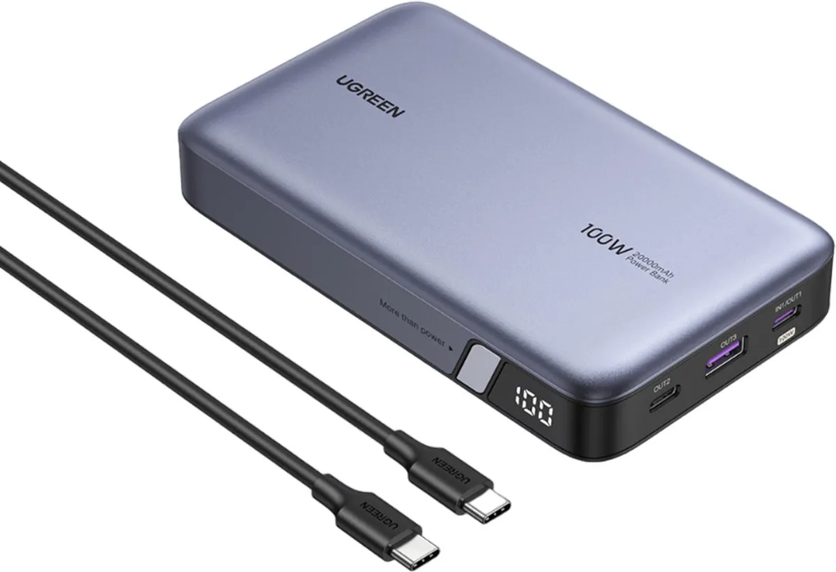 UGREEN 100W Power Bank 20000mAh