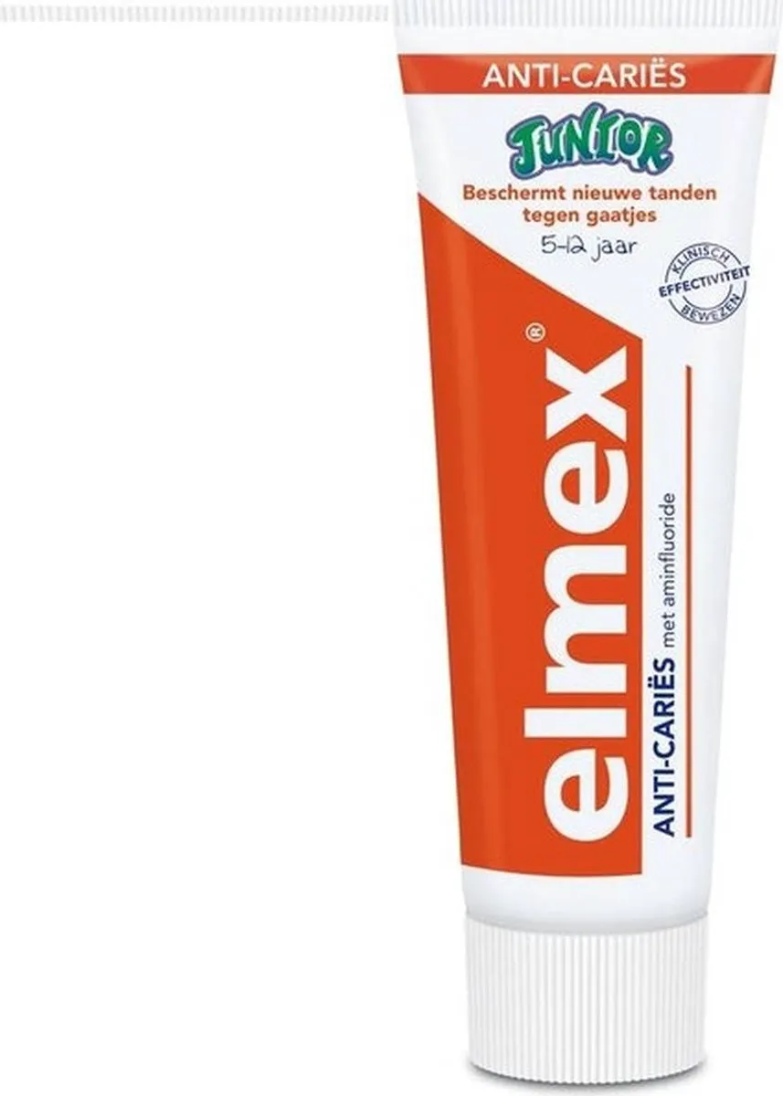 Elmex Junior Anti-Cariës Tandpasta 75ml - 6 Stuks