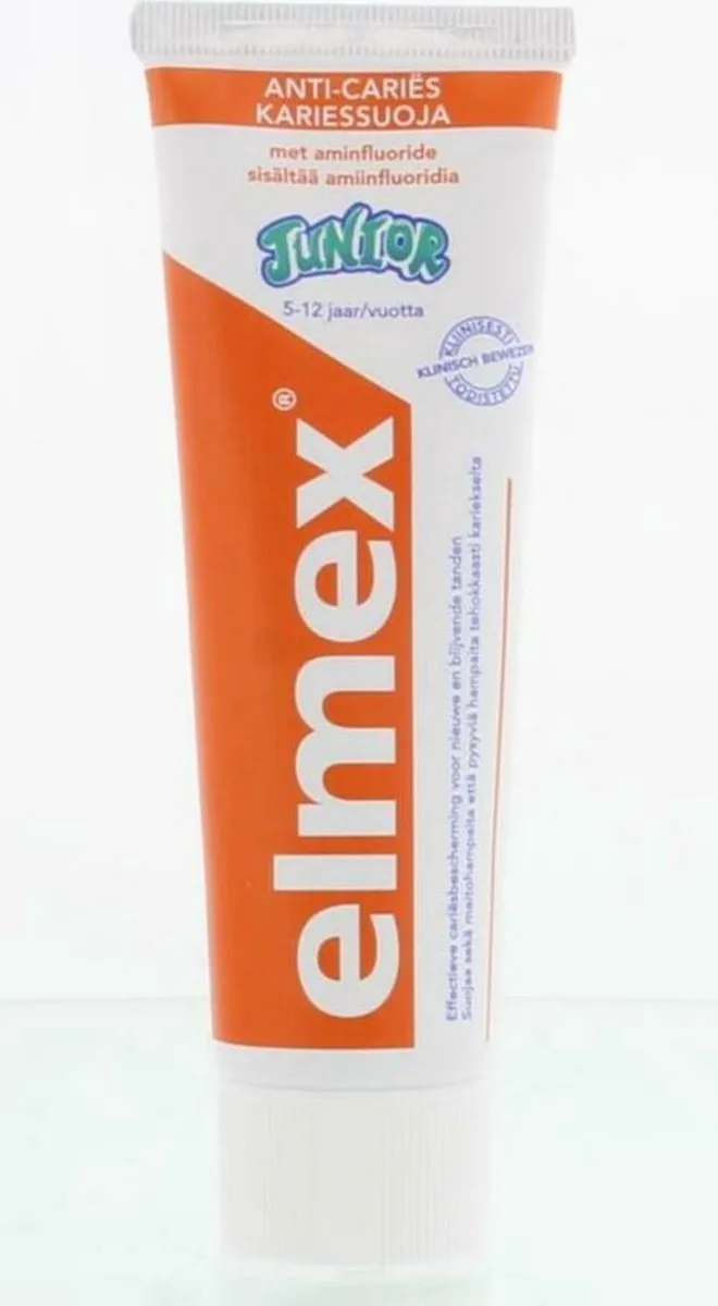 Elmex Junior Anti-Cariës Tandpasta 75ml - 6 Stuks
