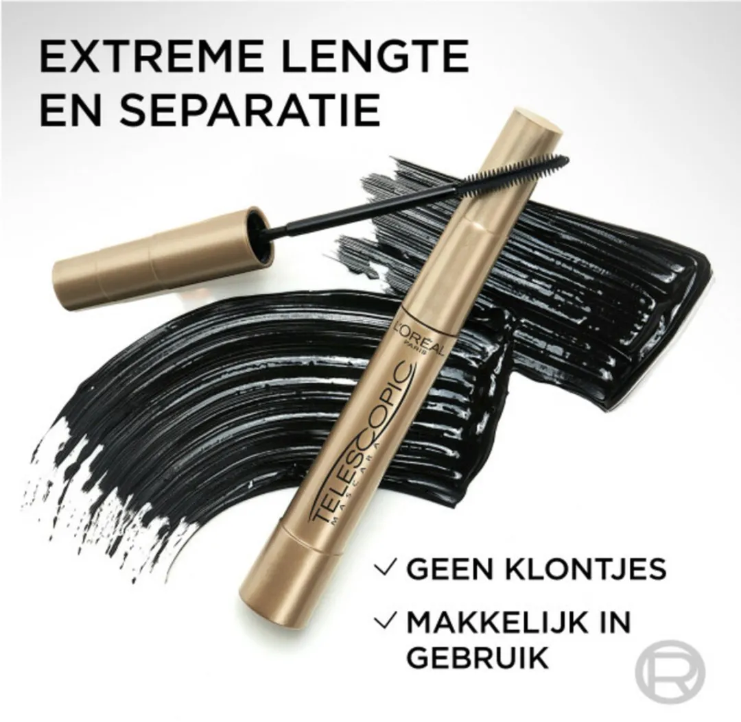 L'Oréal Paris Telescopic Mascara Zwart - 24ml