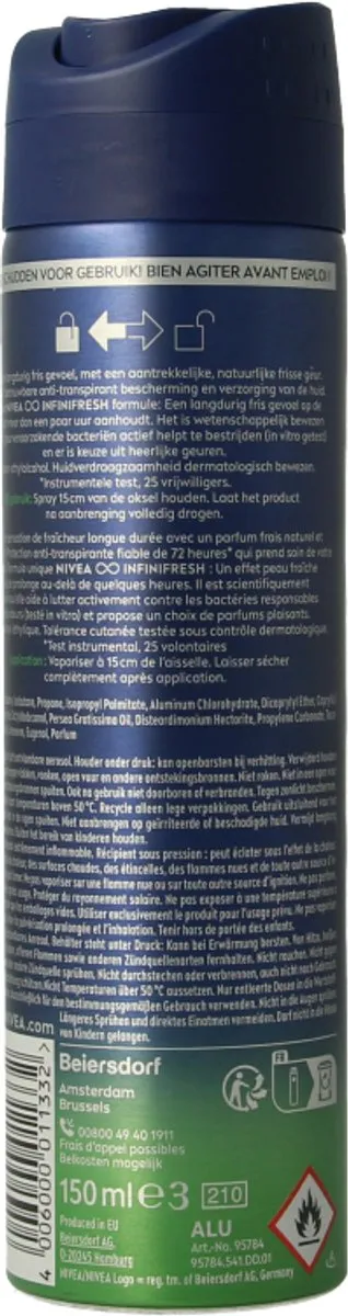 NIVEA Men Deodorant Spray Fresh Sensation 150ml