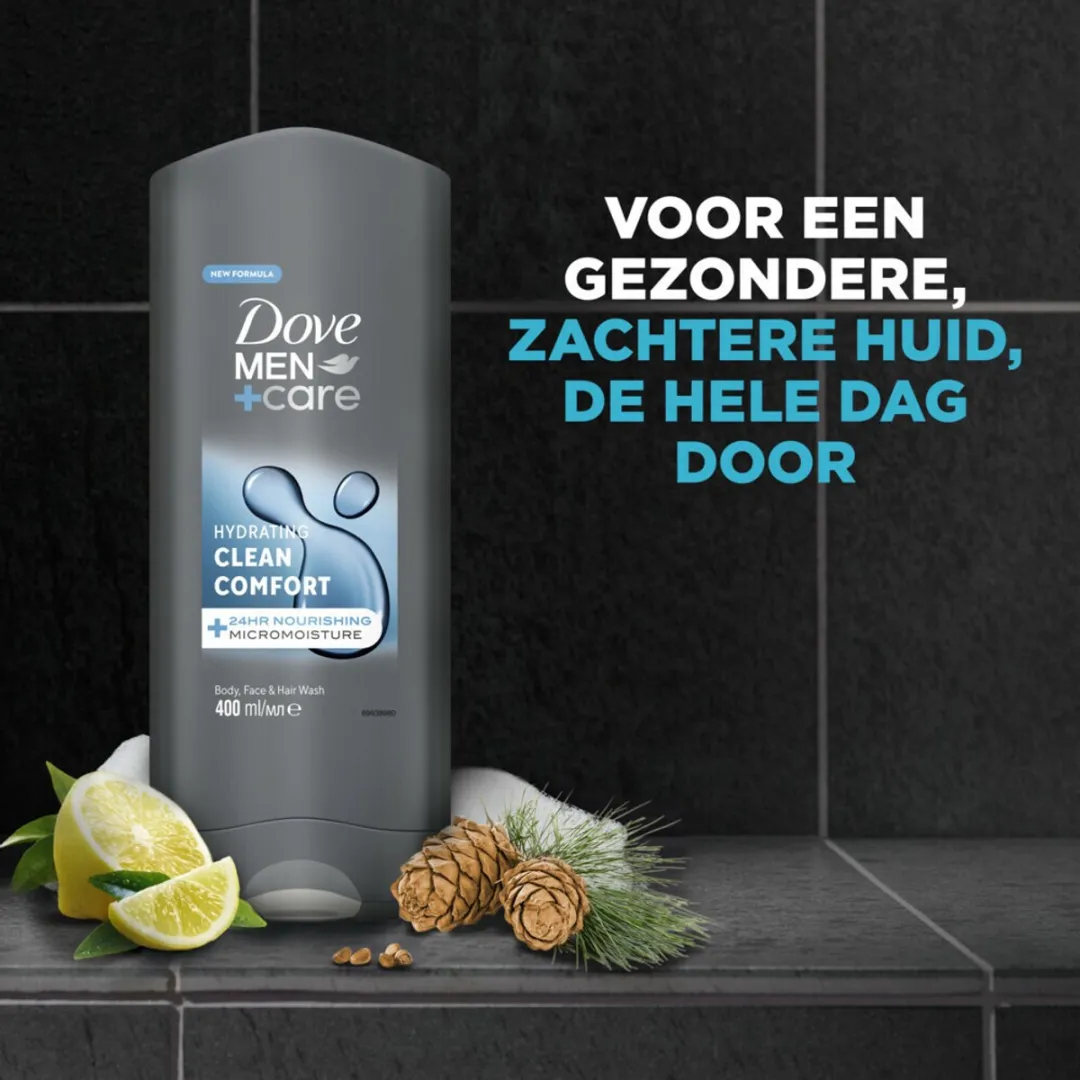 Dove Men+ Care Clean Comfort Douchegel 400ml - 2000ml (5x4)