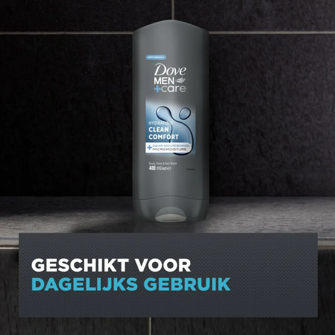 Dove Men+ Care Clean Comfort Douchegel 400ml - 2000ml (5x4)
