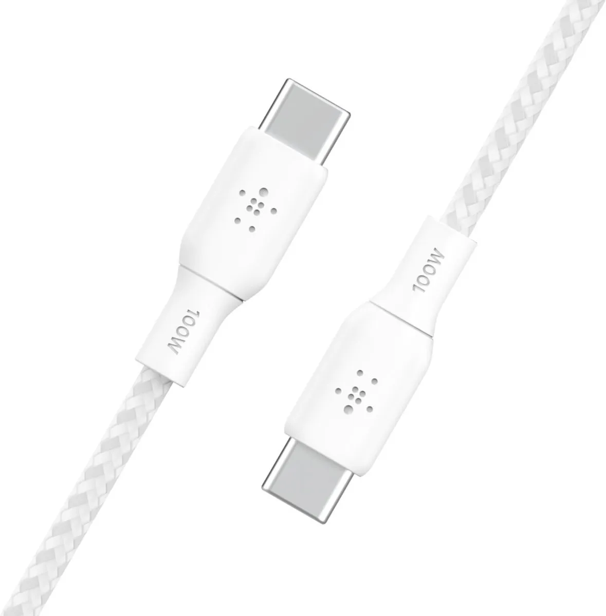 Belkin BoostCharge Braided USB-C naar USB-C 2m - Wit