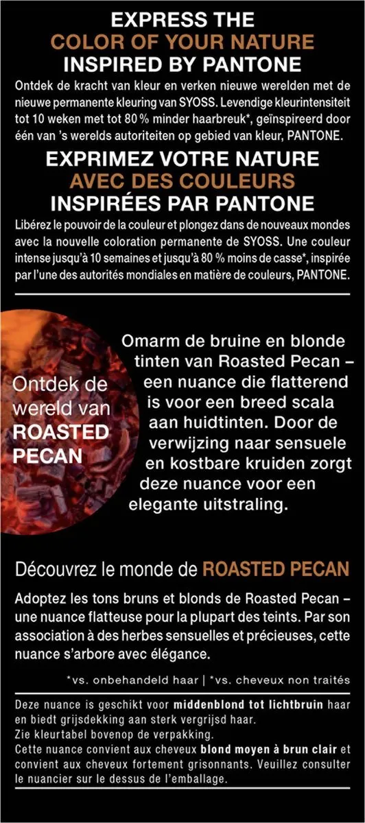 SYOSS Haarverf 6-66 Roasted Pecan - 345ml (3x115ml)