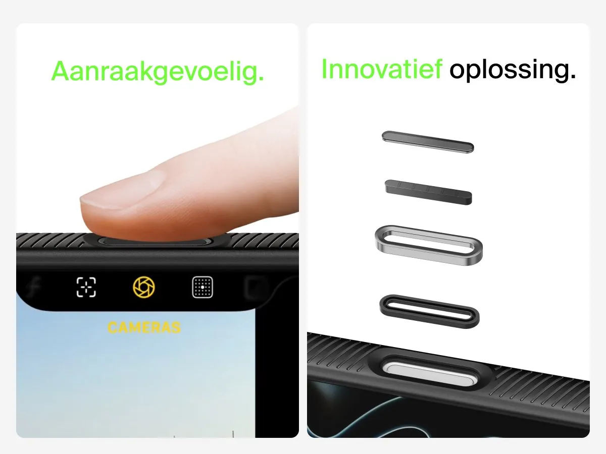 Belkin SheerForce Grip Hoesje iPhone 17 Pro - MSA035HQBK - Zwart