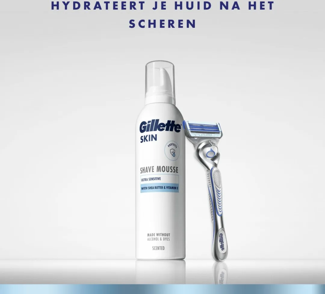 Gillette Skin Scheermousse Ultra Gevoelige Huid 240ml