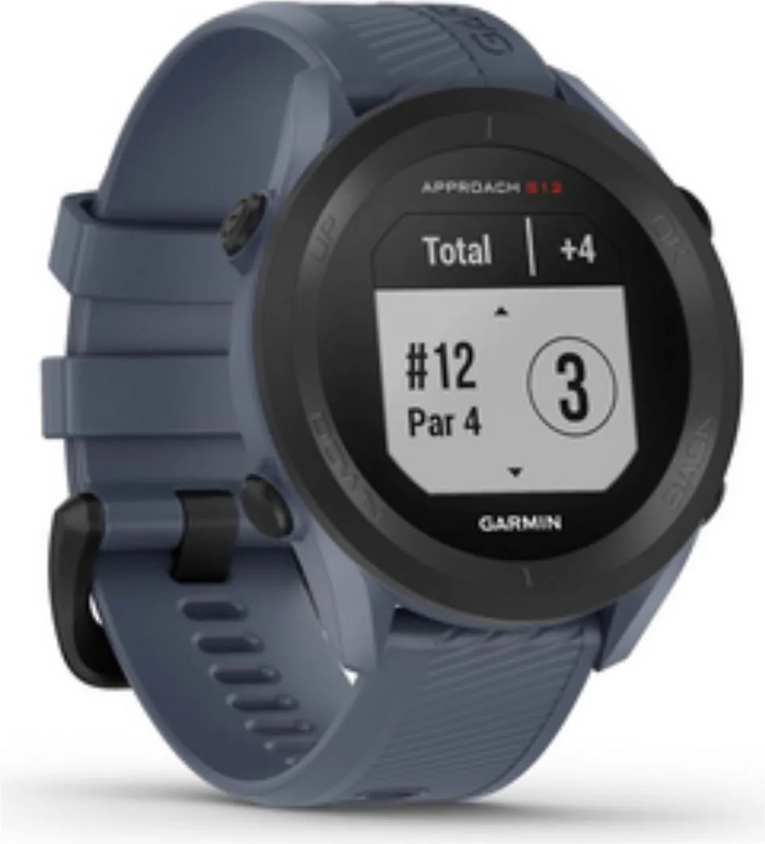 Garmin Approach S12 Golfhorloge - GPS Tracker 43mm - Zwart/Grijs