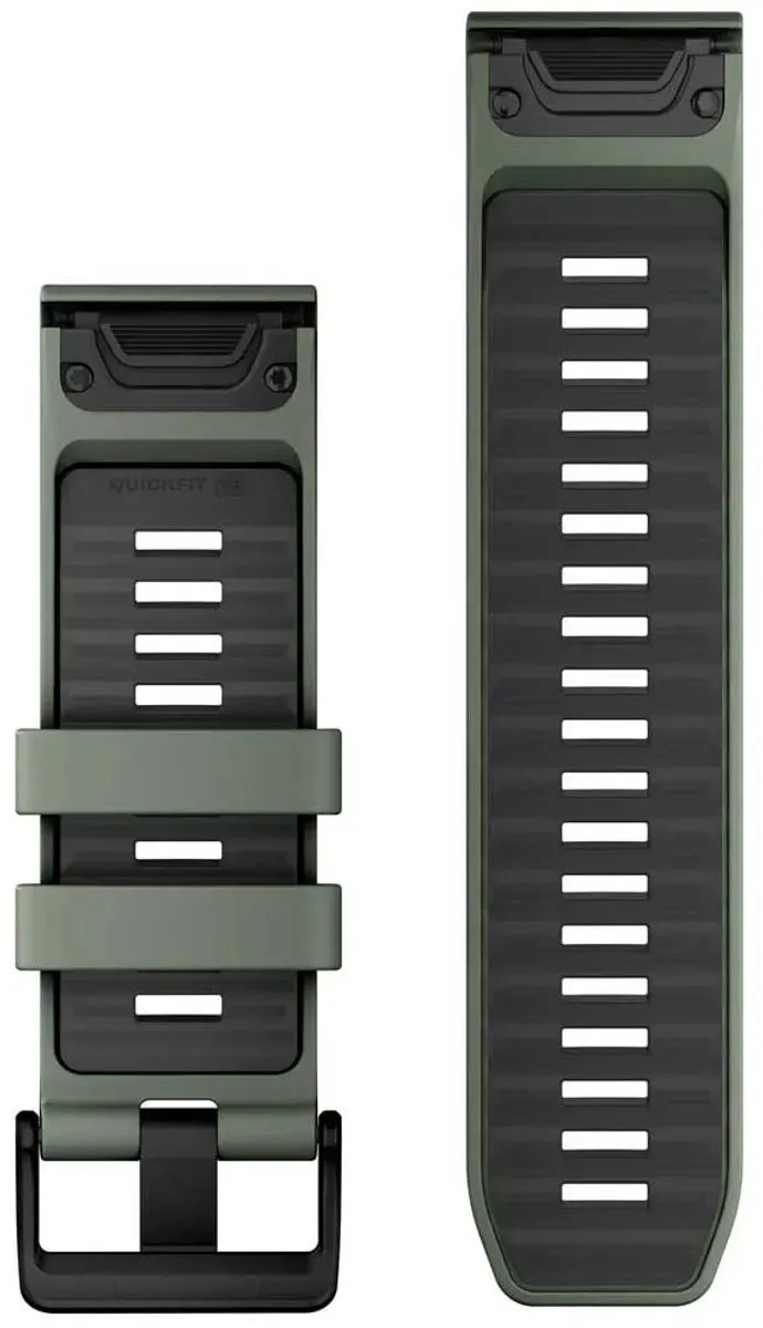 Garmin QuickFit 26 Silicone Riem - Zilver