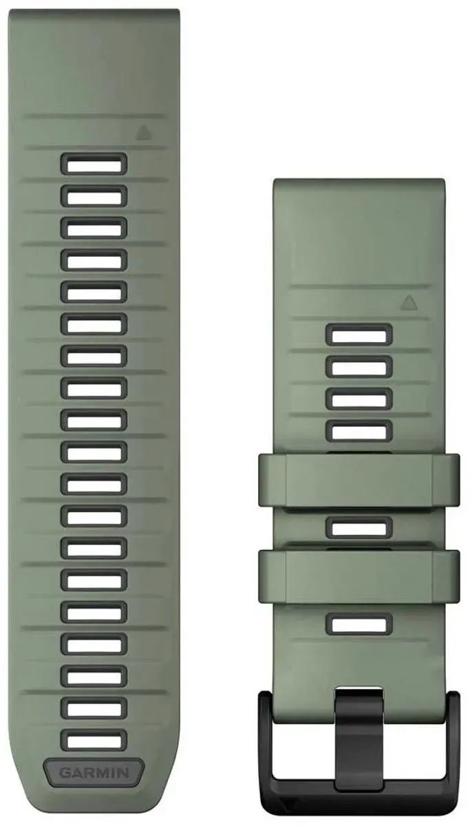 Garmin QuickFit 26 Silicone Riem - Zilver