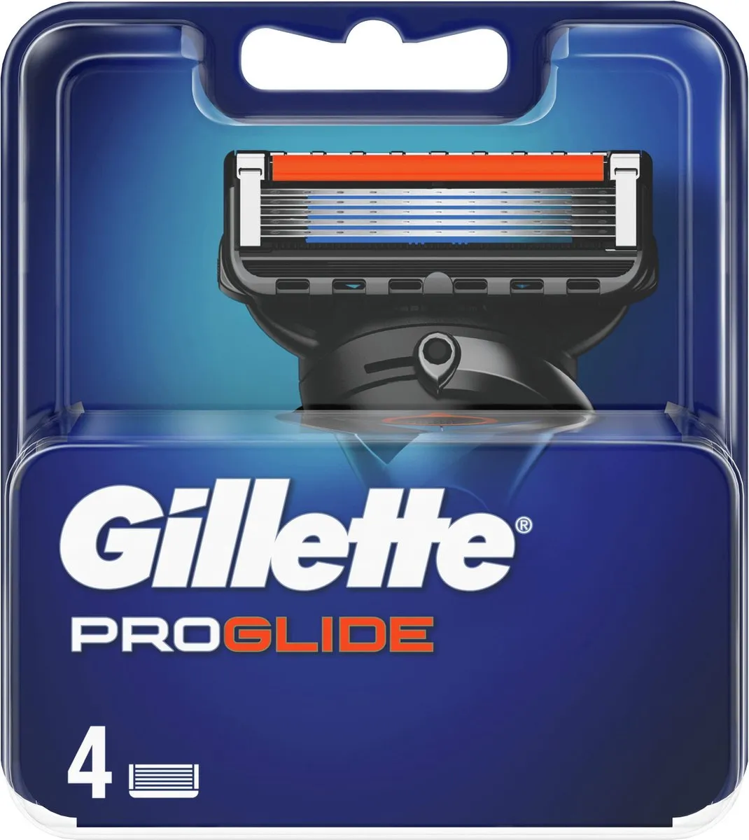 Gillette ProGlide Scheermesjes 5-Blad - 4 Stuks