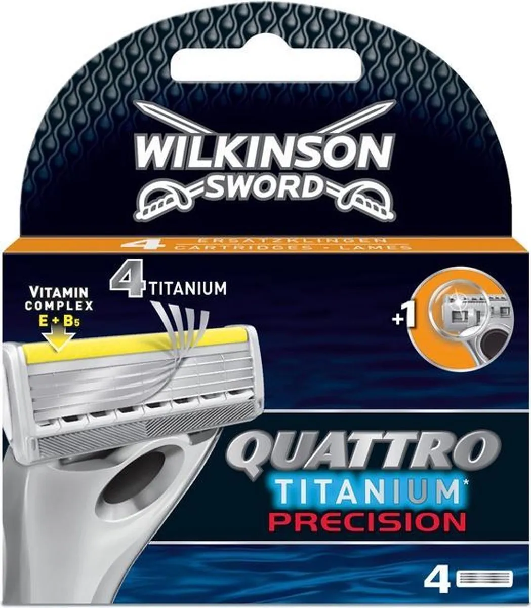 Wilkinson Sword Quattro Titanium Precision Scheermesjes