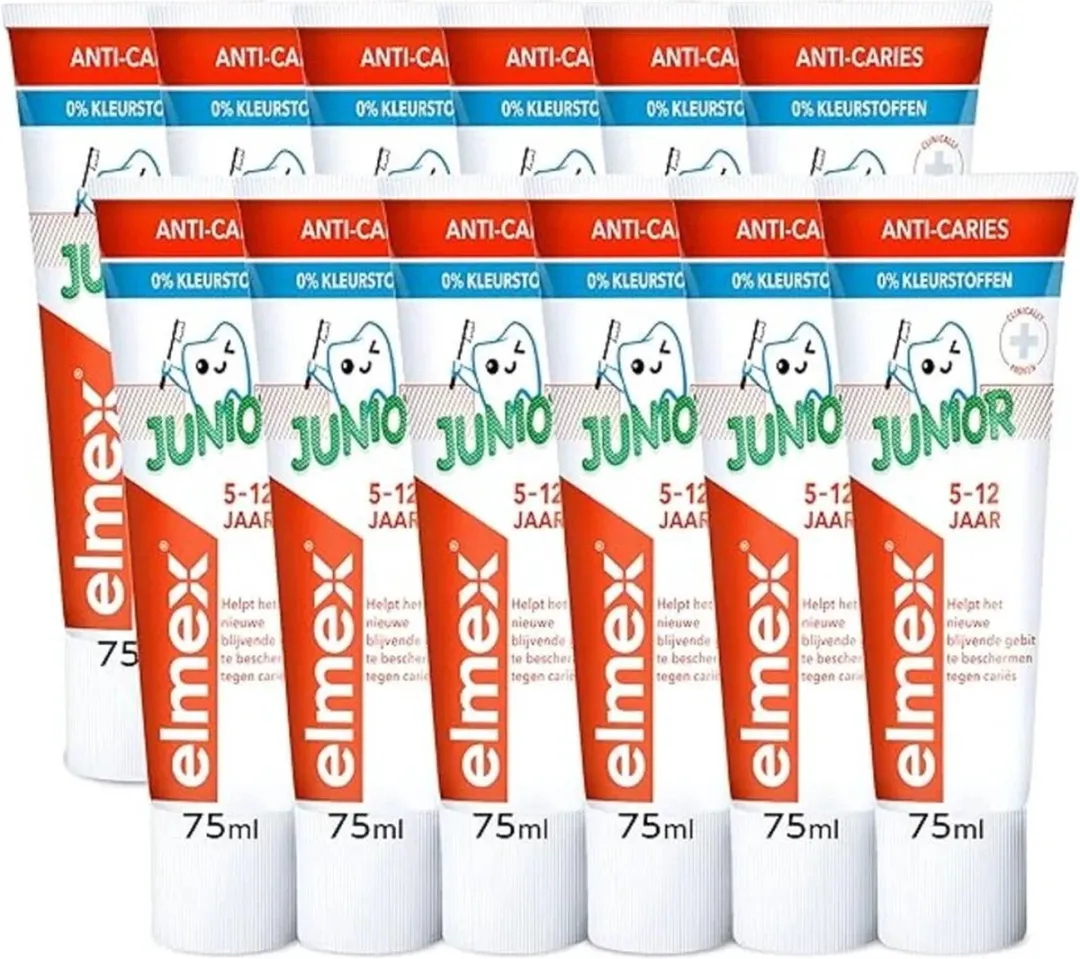 Elmex Junior Gel-Tandpasta 75ml - 12 Stuks