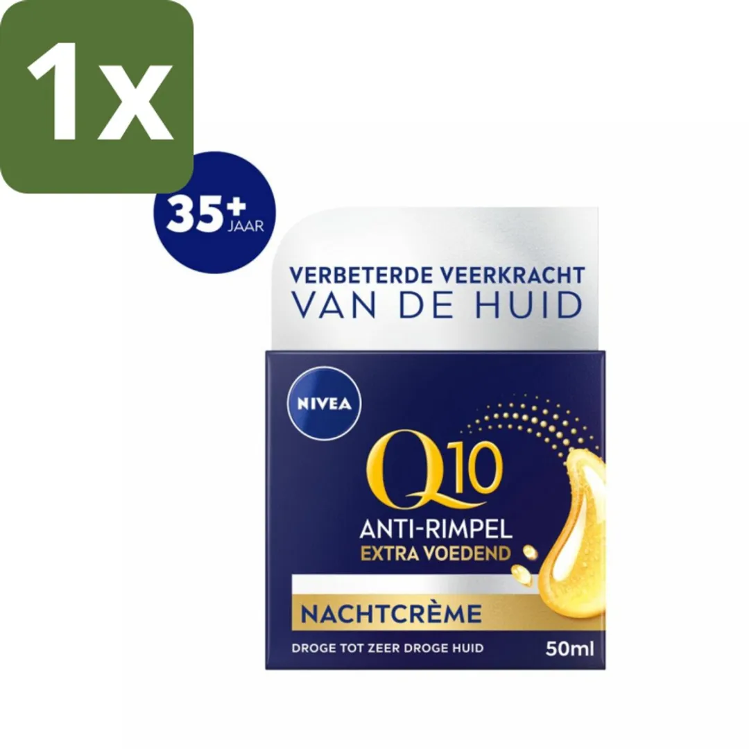 NIVEA Nachtcrème Q10 Extra Voedend 50ml