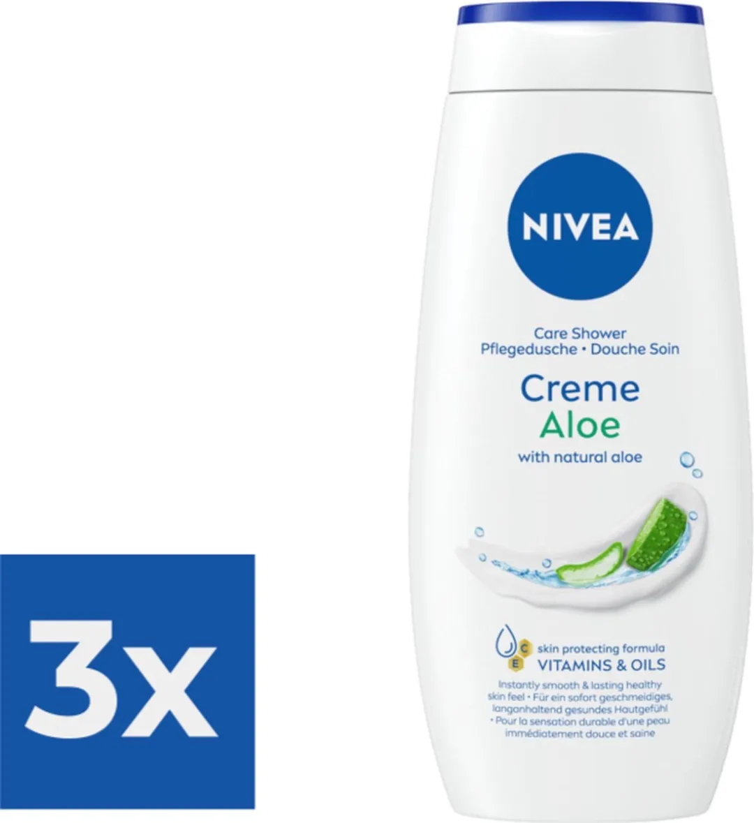 NIVEA My Moment With Aloe Vera Douchegel 750ml - 3 Stuks