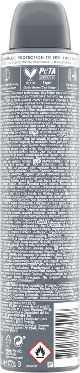 Dove Men+Care Clean Comfort Deodorant 200ml