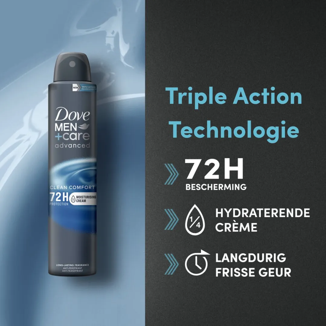 Dove Men+Care Clean Comfort Deodorant 200ml