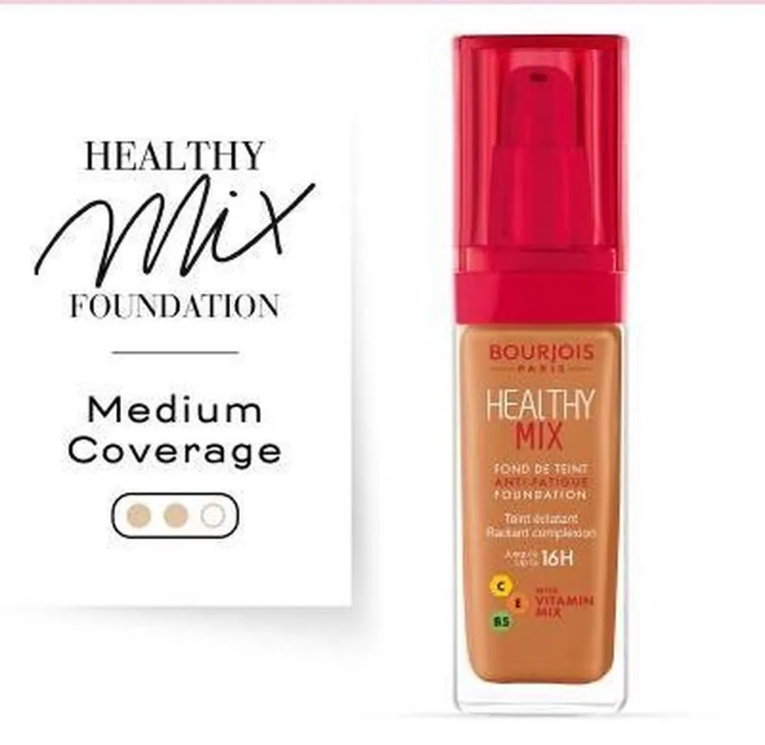 Bourjois Healthy Mix Anti-Fatigue Foundation 60 Dark Amber - 30ml