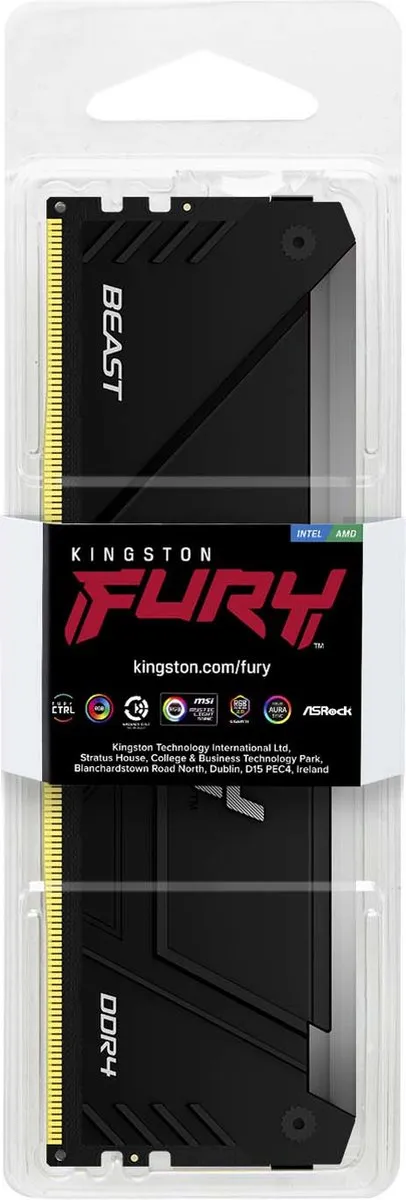 Kingston FURY Beast RGB DDR4 16GB 3600MT/s