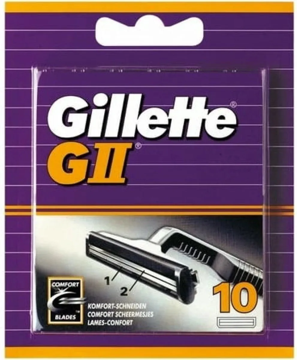 Gillette G II 10 Stuks Scheermesjes