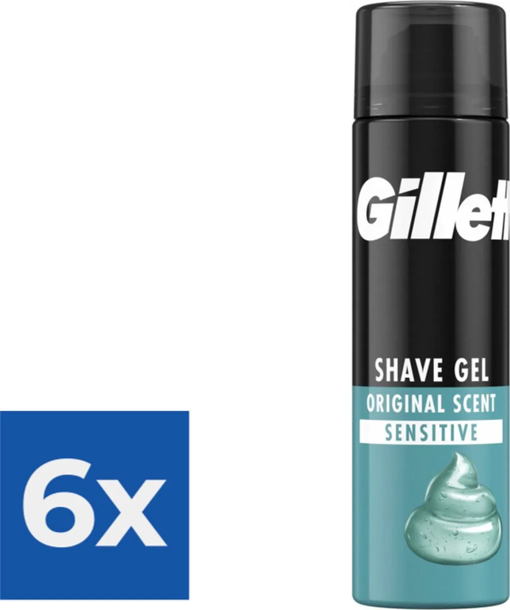 Gillette Gevoelige Huid Scheergel Basic 200ml