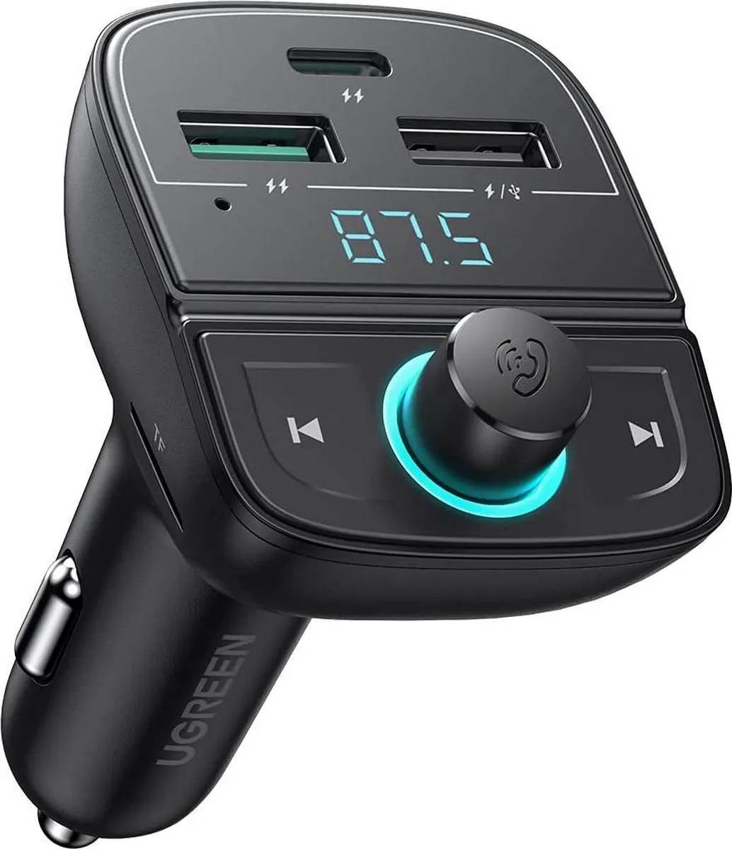 UGREEN 6957303889105 Bluetooth FM Transmitter Autolader