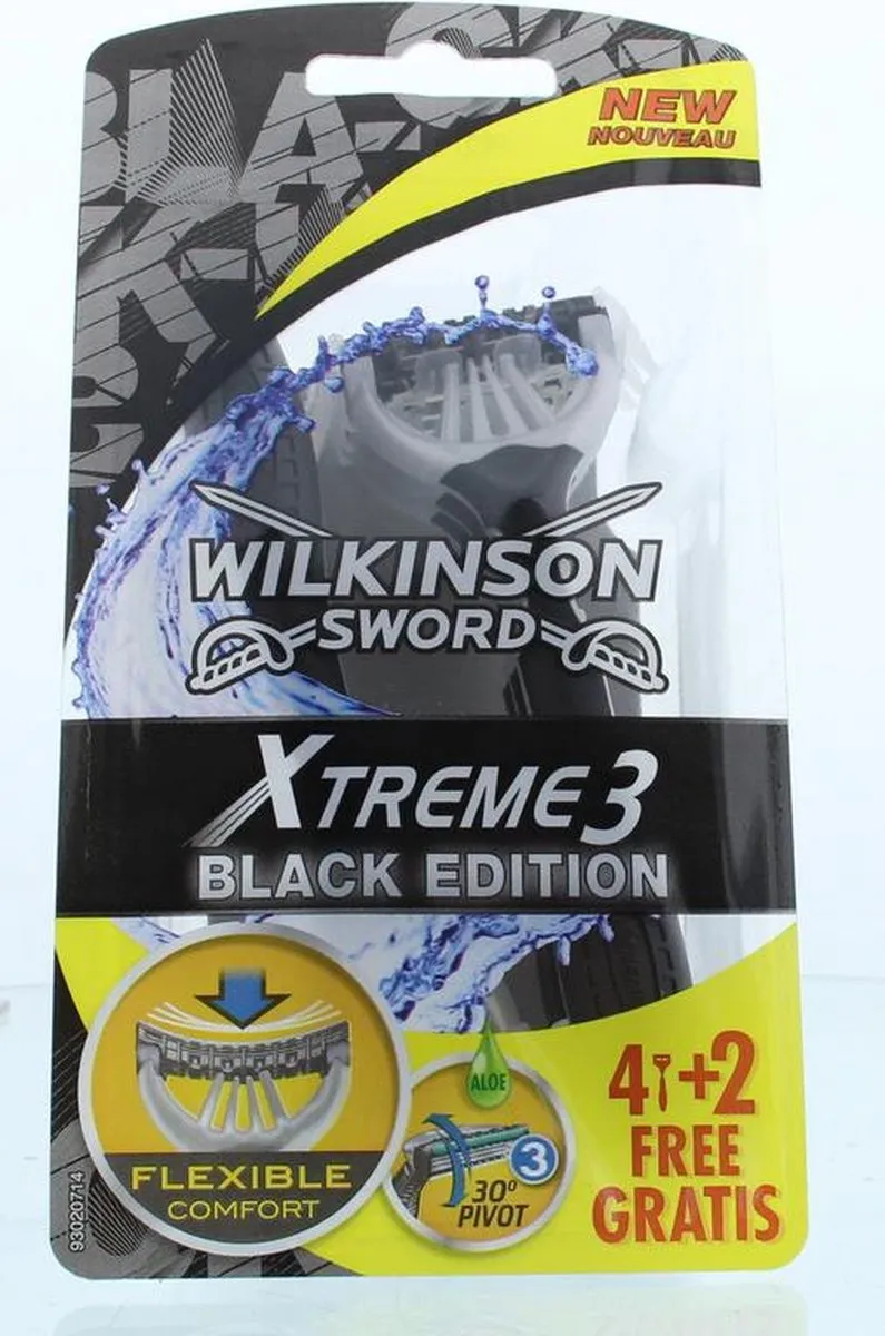 Wilkinson Sword Xtreme 3 Active 4 Scheermes - 3 Bladen