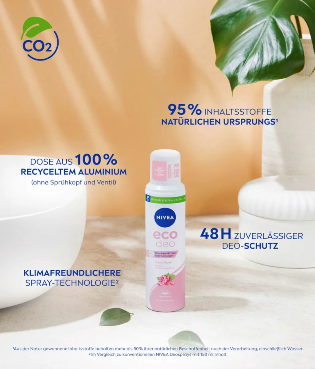 NIVEA Eco Deospray Fresh Rose 125ml