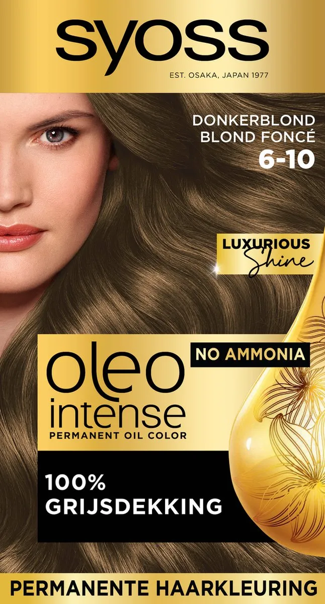 SYOSS Oleo Intense Haarverf 6-10 Donkerblond 115ml