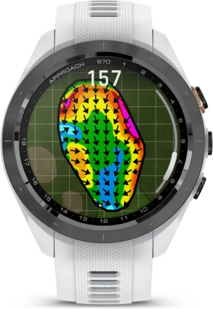 Garmin Approach S70 GPS Golfhorloge 42mm - Wit - afbeelding 3 van 6