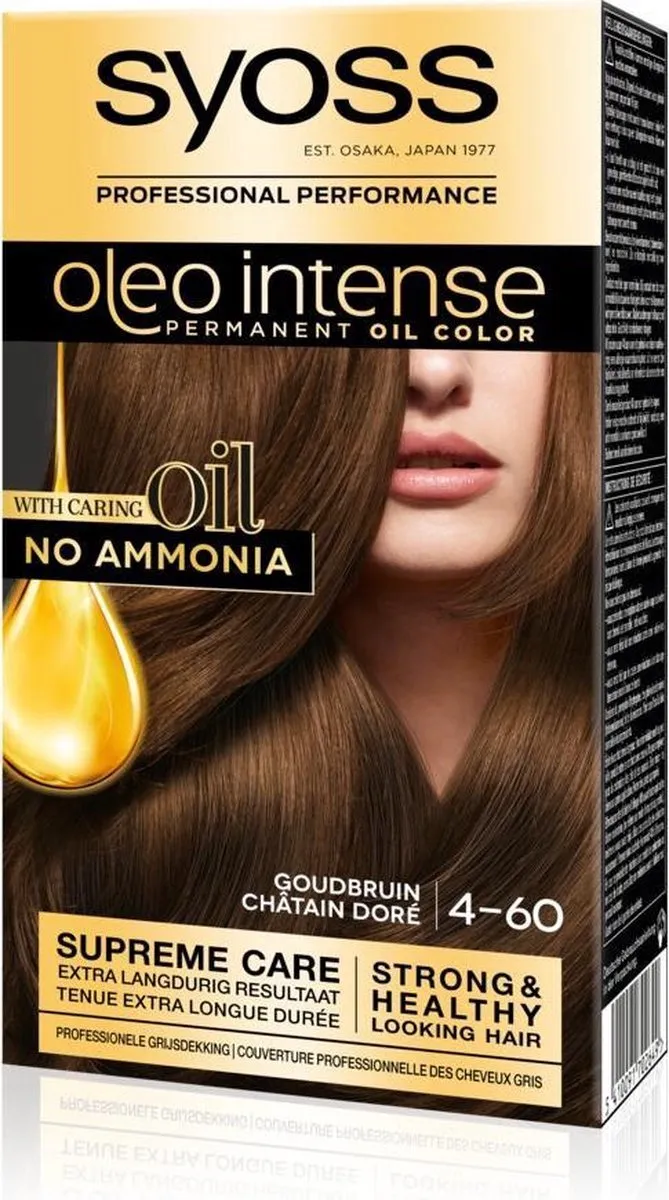 SYOSS Oleo Intense Haarverf 4-60 Goudbruin - 345ml