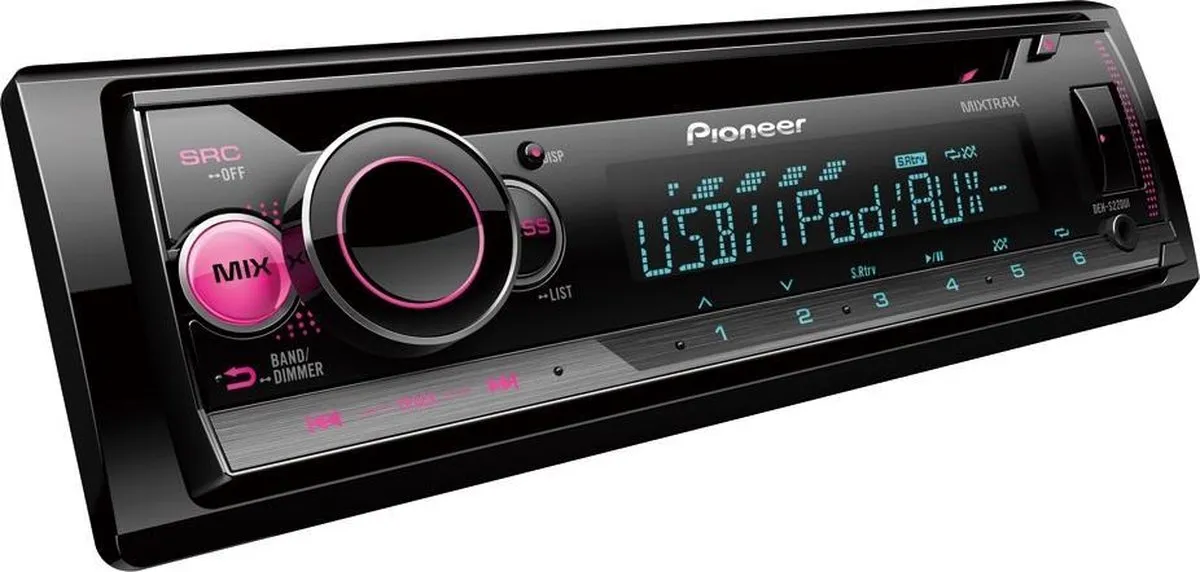 Pioneer DEH-S220UI Autoradio - 4x50W - Zwart - afbeelding 2 van 2