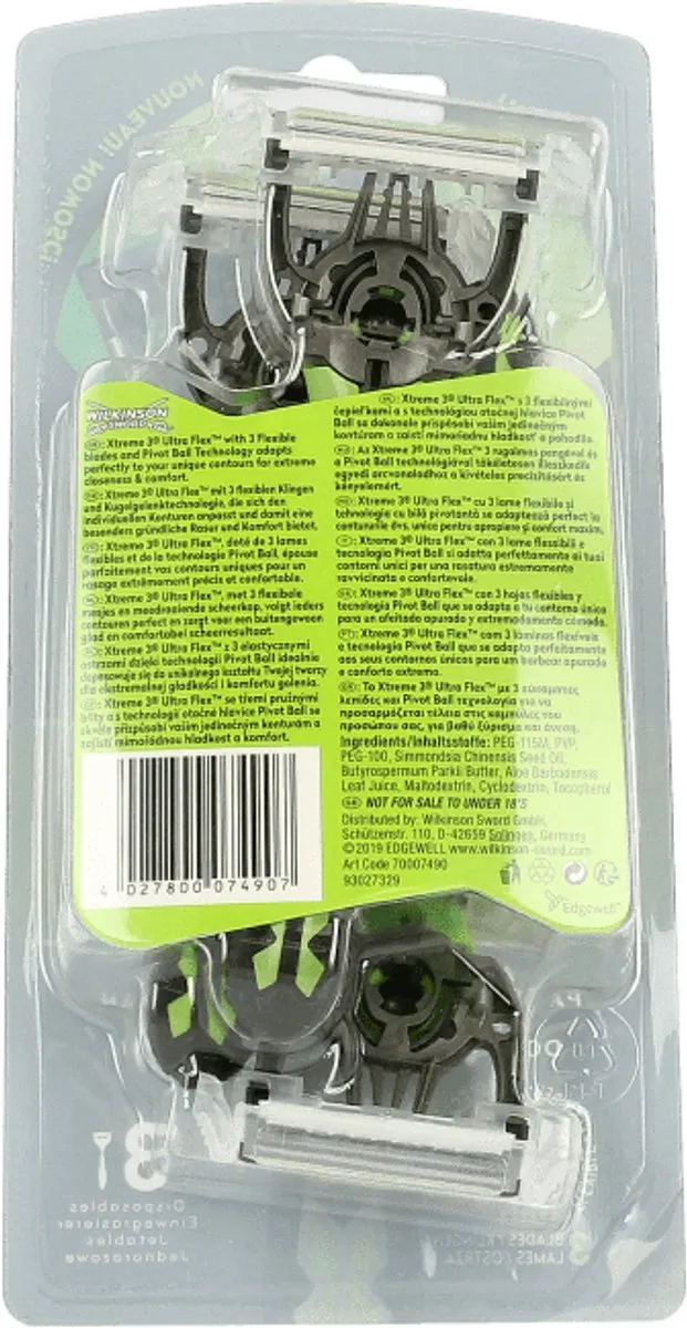 Wilkinson Sword Xtreme 3 Ultra Flex Scheermes - 3 Mesjes