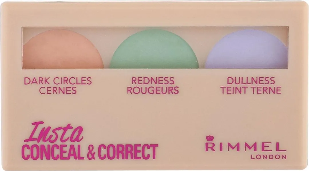 Rimmel London Insta Concealer and Contour Palette - Dark Redness Dullness - 8,4g - Meerkleurig