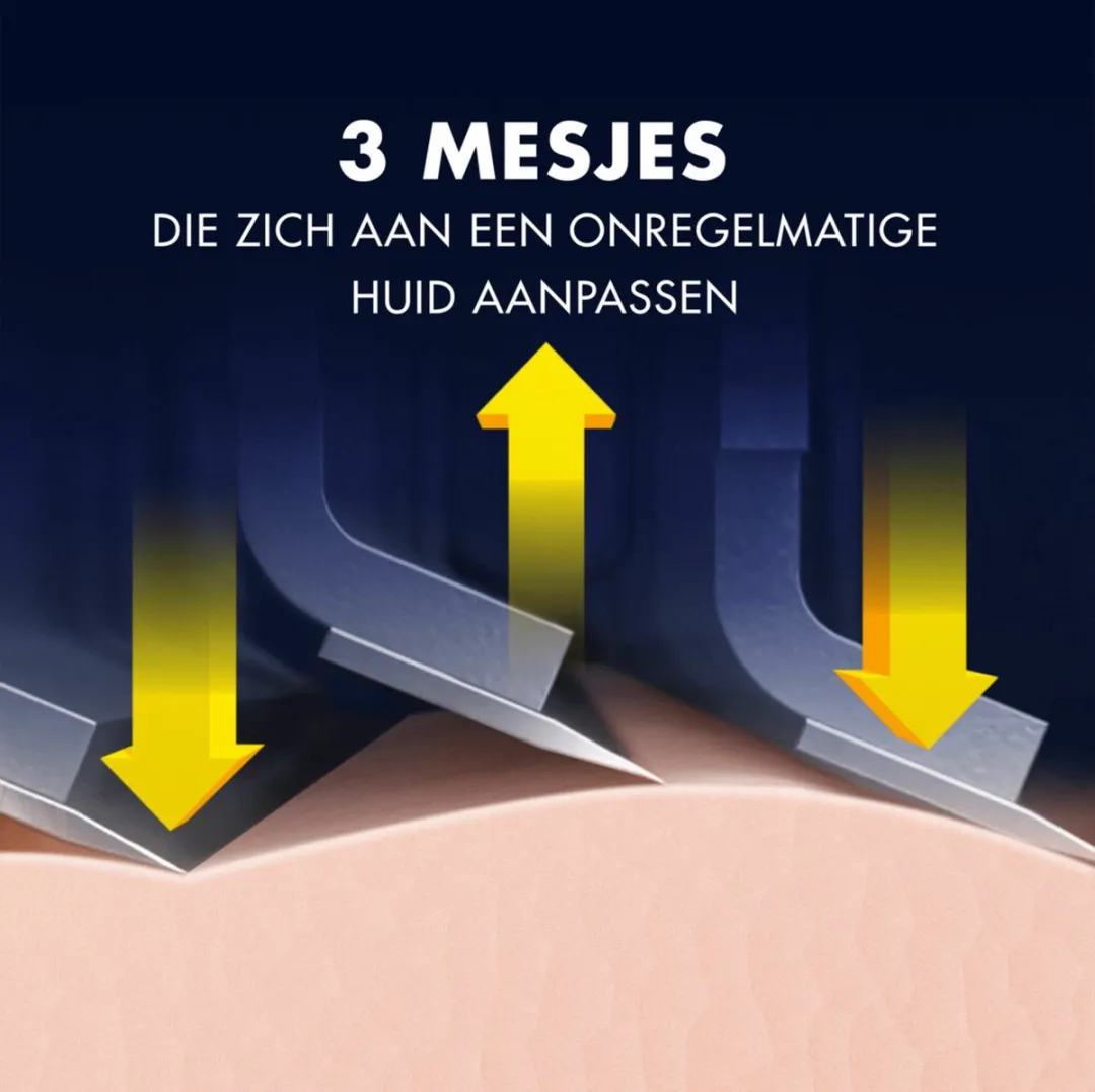 Gillette Sensor3 Wegwerpmesjes 3 Stuks - Blauw/Grijs