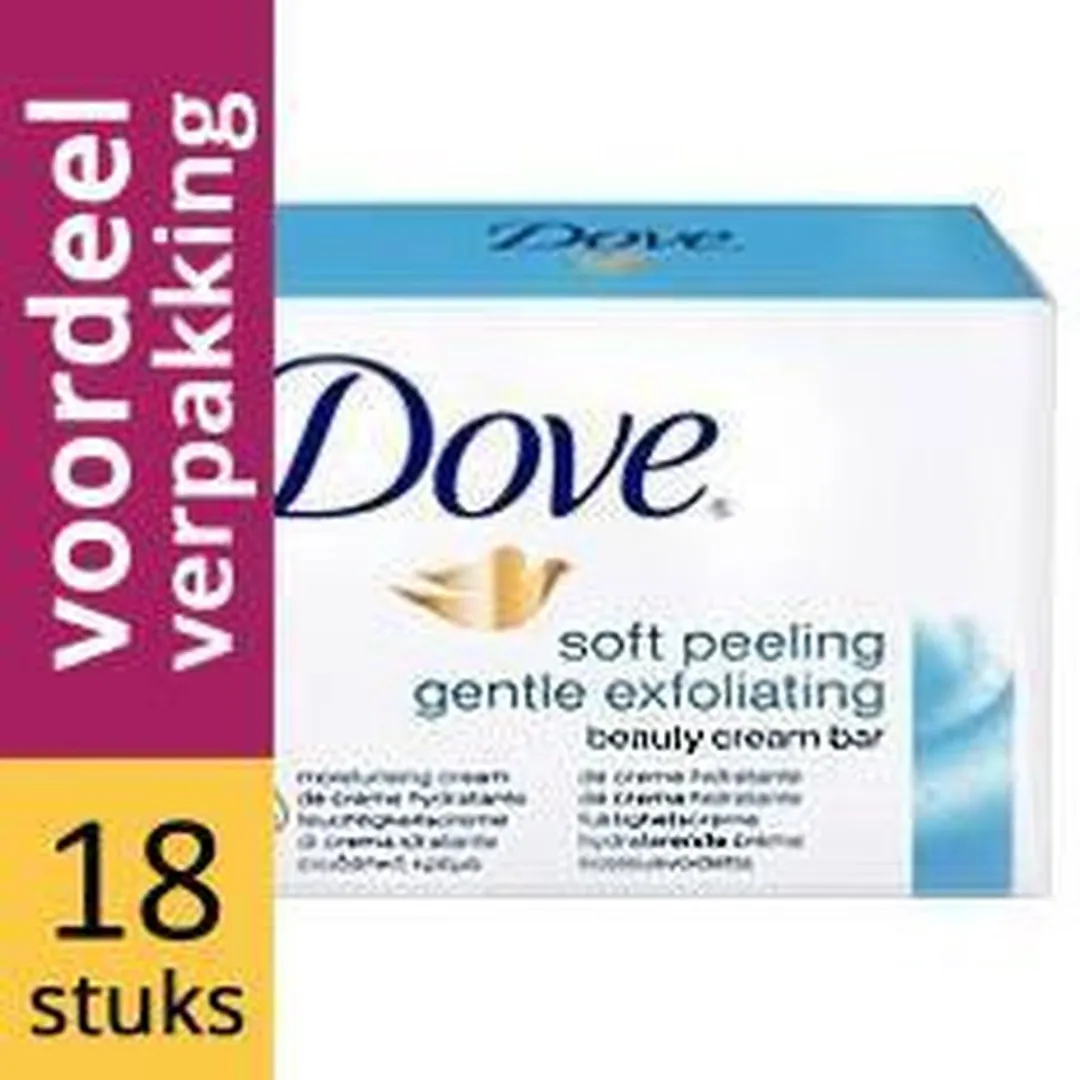 Dove Zeep Cream Soft Peeling 18 Stuks